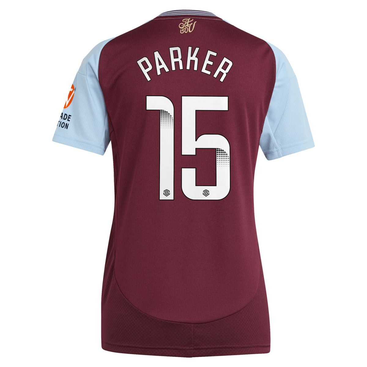 aston villa wsl adidas home shirt 2024-25 – womens with parker 15 printing Collection - Aston Villa Fan Shop Official Gear