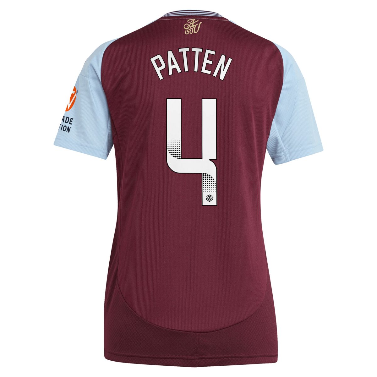 aston villa wsl adidas home shirt 2024-25 – womens with patten 4 printing Collection - Aston Villa Fan Shop Official Gear