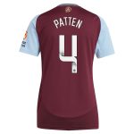 aston villa wsl adidas home shirt 2024-25 – womens with patten 4 printing Collection - Aston Villa Fan Shop Official Gear