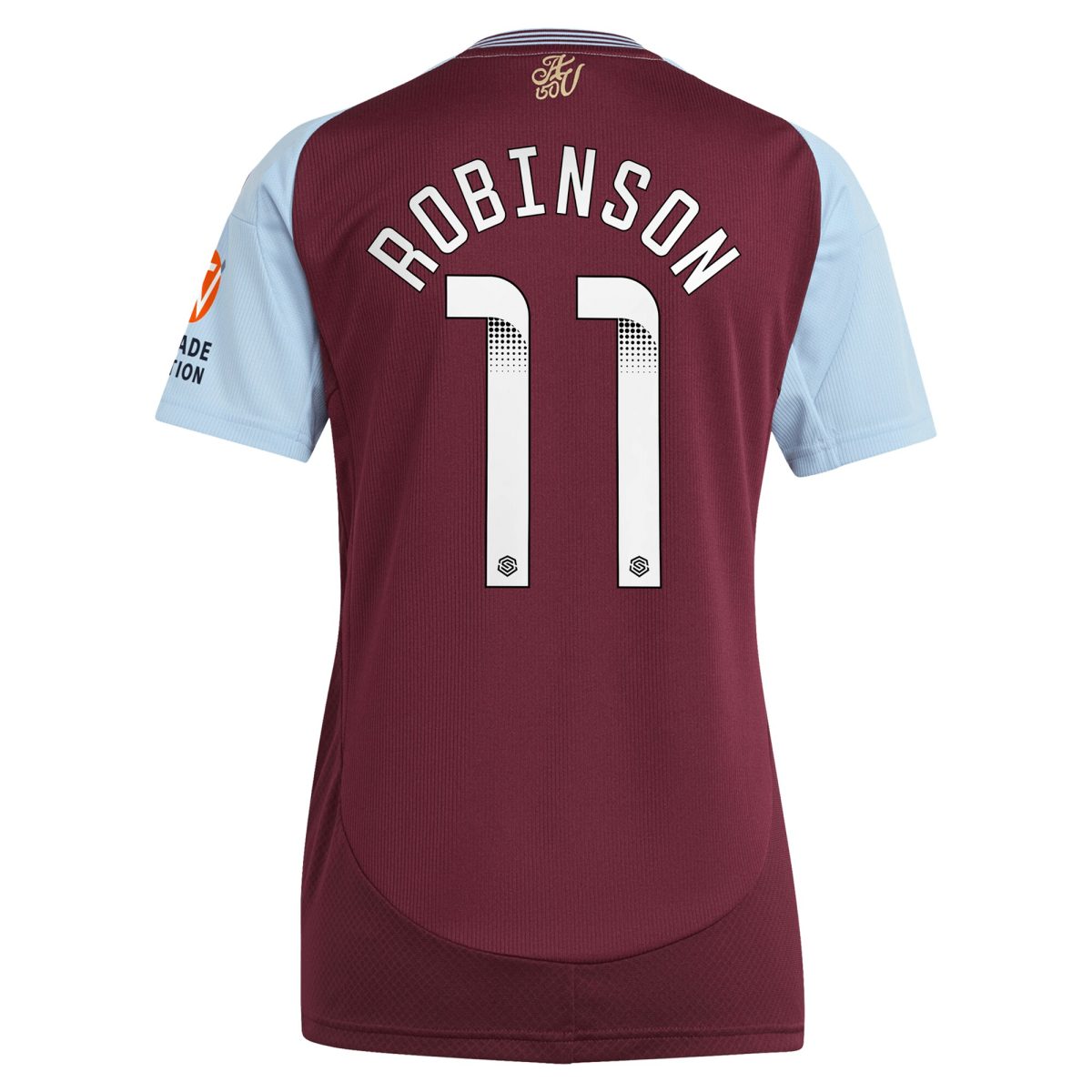 aston villa wsl adidas home shirt 2024-25 – womens with robinson 11 printing Collection - Aston Villa Fan Shop Official Gear