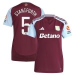aston villa wsl adidas home shirt 2024-25 – womens with staniforth 5 printing Collection - Aston Villa Fan Shop Official Gear