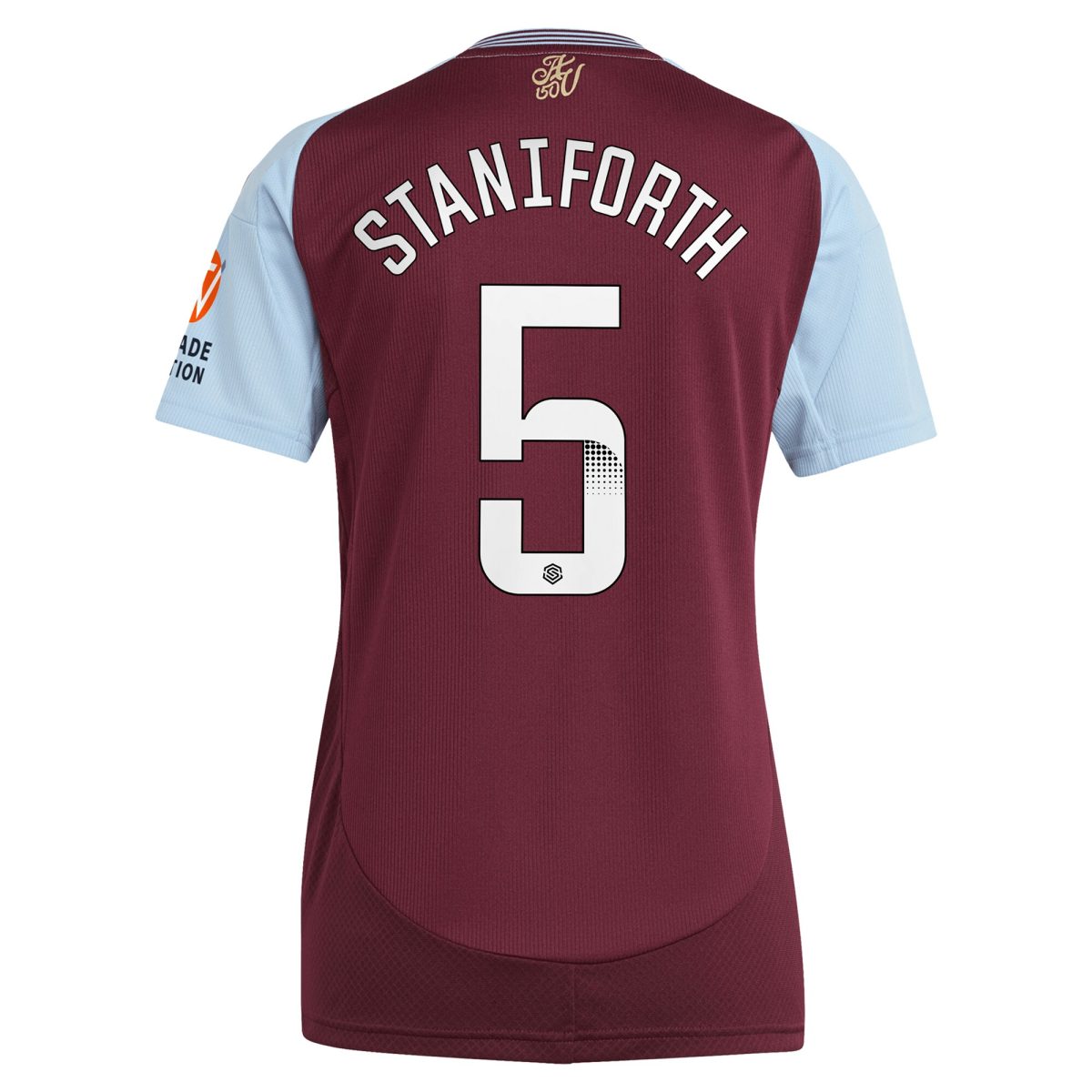 aston villa wsl adidas home shirt 2024-25 – womens with staniforth 5 printing Collection - Aston Villa Fan Shop Official Gear