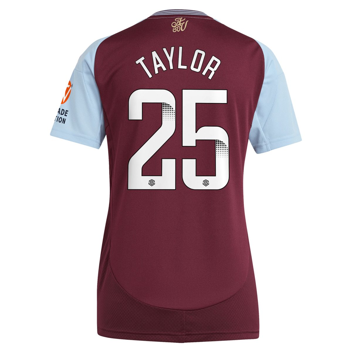aston villa wsl adidas home shirt 2024-25 – womens with taylor 25 printing Collection - Aston Villa Fan Shop Official Gear