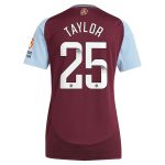 aston villa wsl adidas home shirt 2024-25 – womens with taylor 25 printing Collection - Aston Villa Fan Shop Official Gear