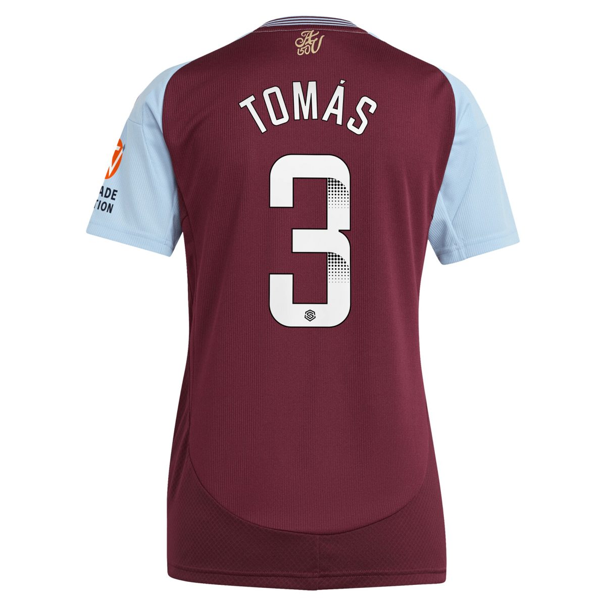 aston villa wsl adidas home shirt 2024-25 – womens with tomás 3 printing Collection - Aston Villa Fan Shop Official Gear