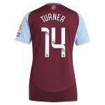 aston villa wsl adidas home shirt 2024-25 – womens with turner 14 printing Collection - Aston Villa Fan Shop Official Gear