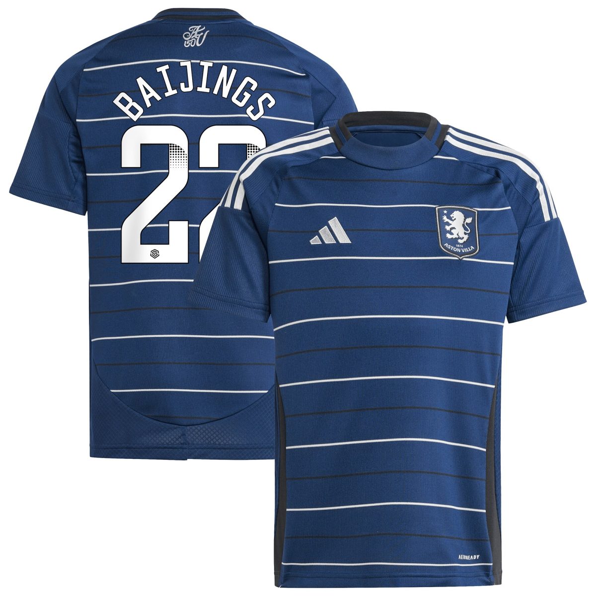 aston villa wsl adidas third shirt 2024-25 – kids with baijings 22 printing Collection - Aston Villa Fan Shop Official Gear