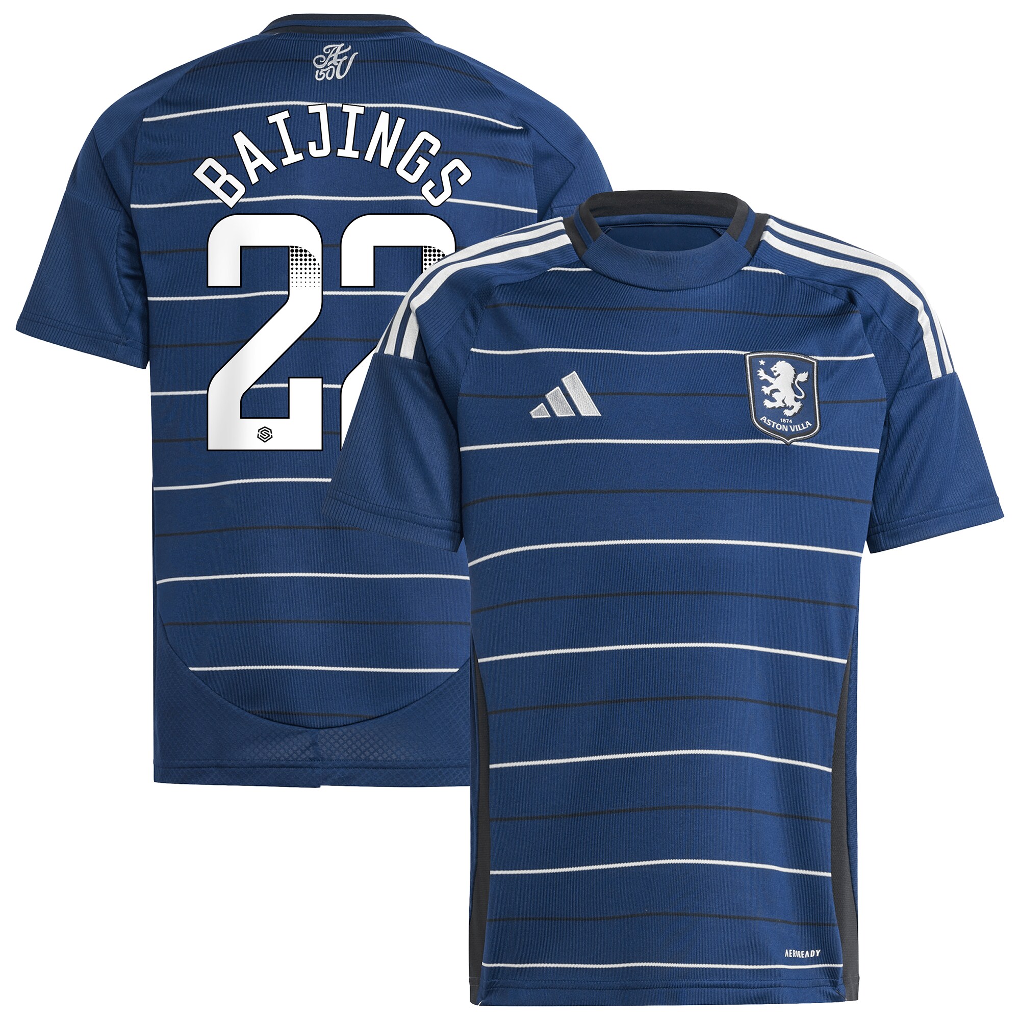 aston villa wsl adidas third shirt 2024-25 – kids with baijings 22 printing Collection - Aston Villa Fan Shop Official Gear
