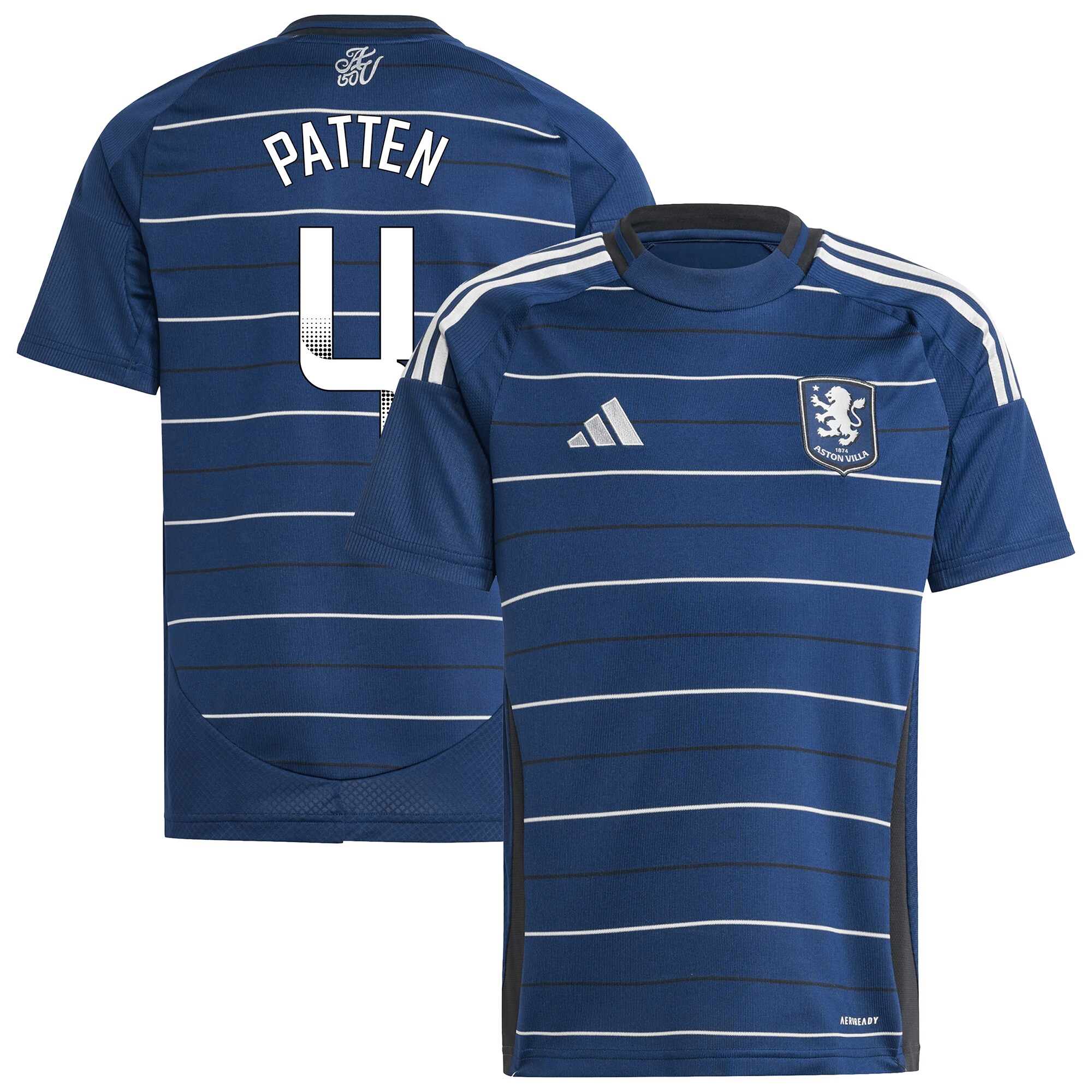 aston villa wsl adidas third shirt 2024-25 – kids with patten 4 printing Collection - Aston Villa Fan Shop Official Gear