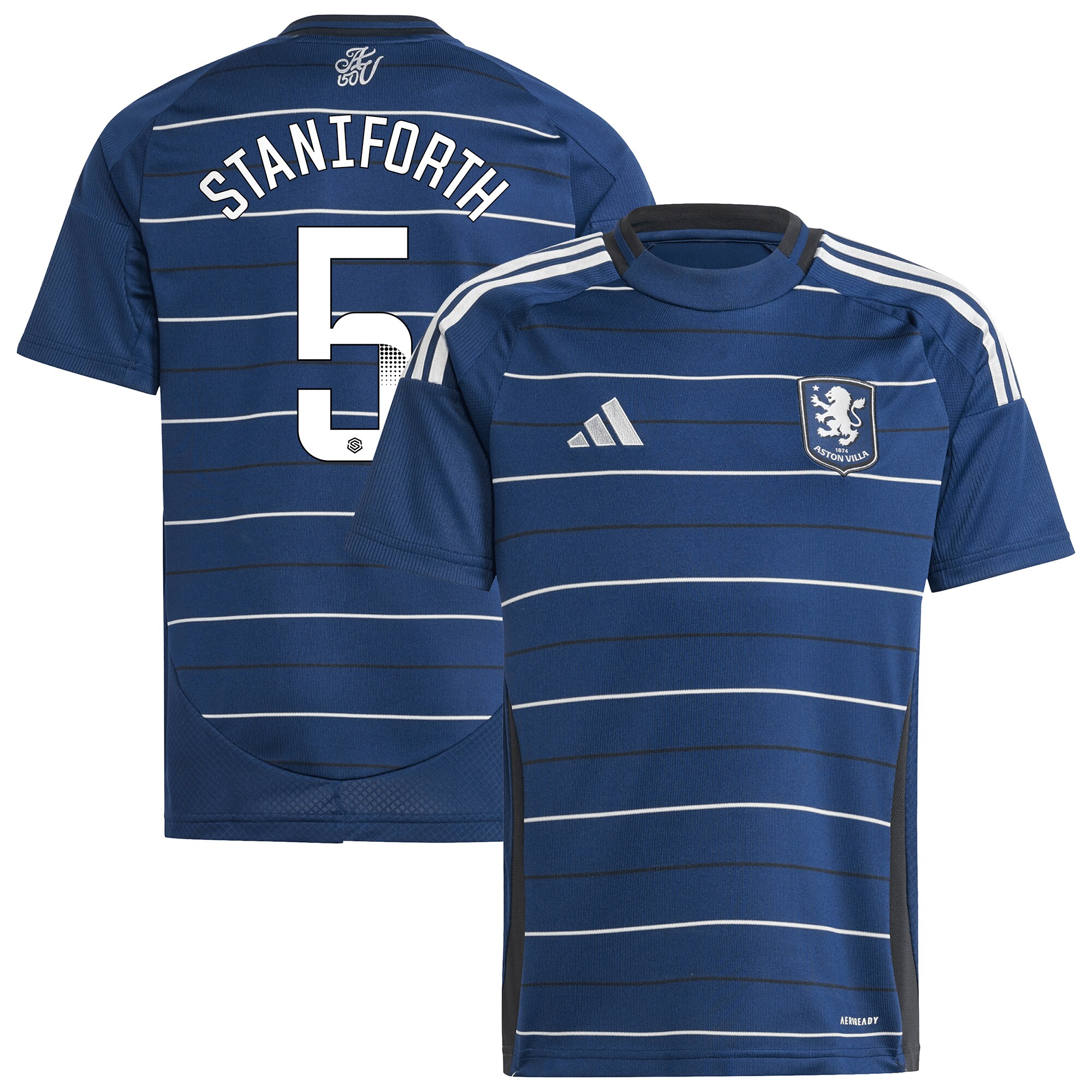 aston villa wsl adidas third shirt 2024-25 – kids with staniforth 5 printing Collection – Aston Villa Fan Shop Official Gear Collection - Aston Villa Fan Shop Official Gear