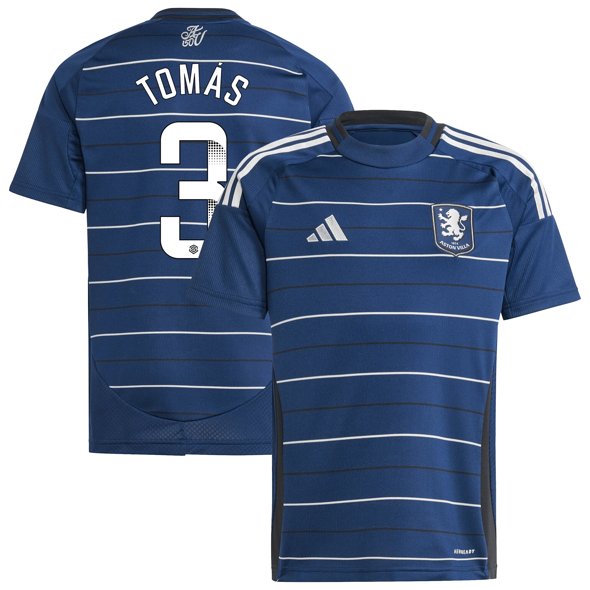 aston villa wsl adidas third shirt 2024-25 – kids with tomás 3 printing Collection – Aston Villa Fan Shop Official Gear Collection - Aston Villa Fan Shop Official Gear
