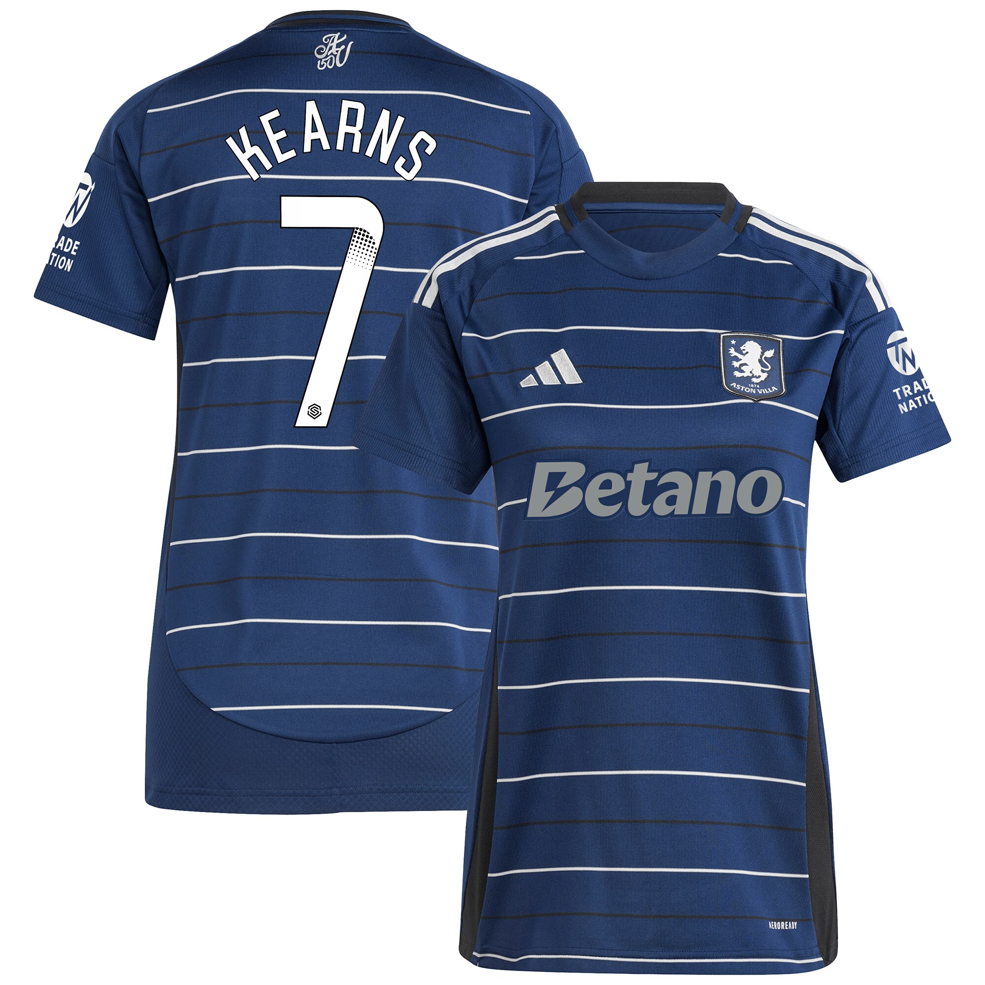 aston villa wsl adidas third shirt 2024-25 – womens with kearns 7 printing Collection - Aston Villa Fan Shop Official Gear