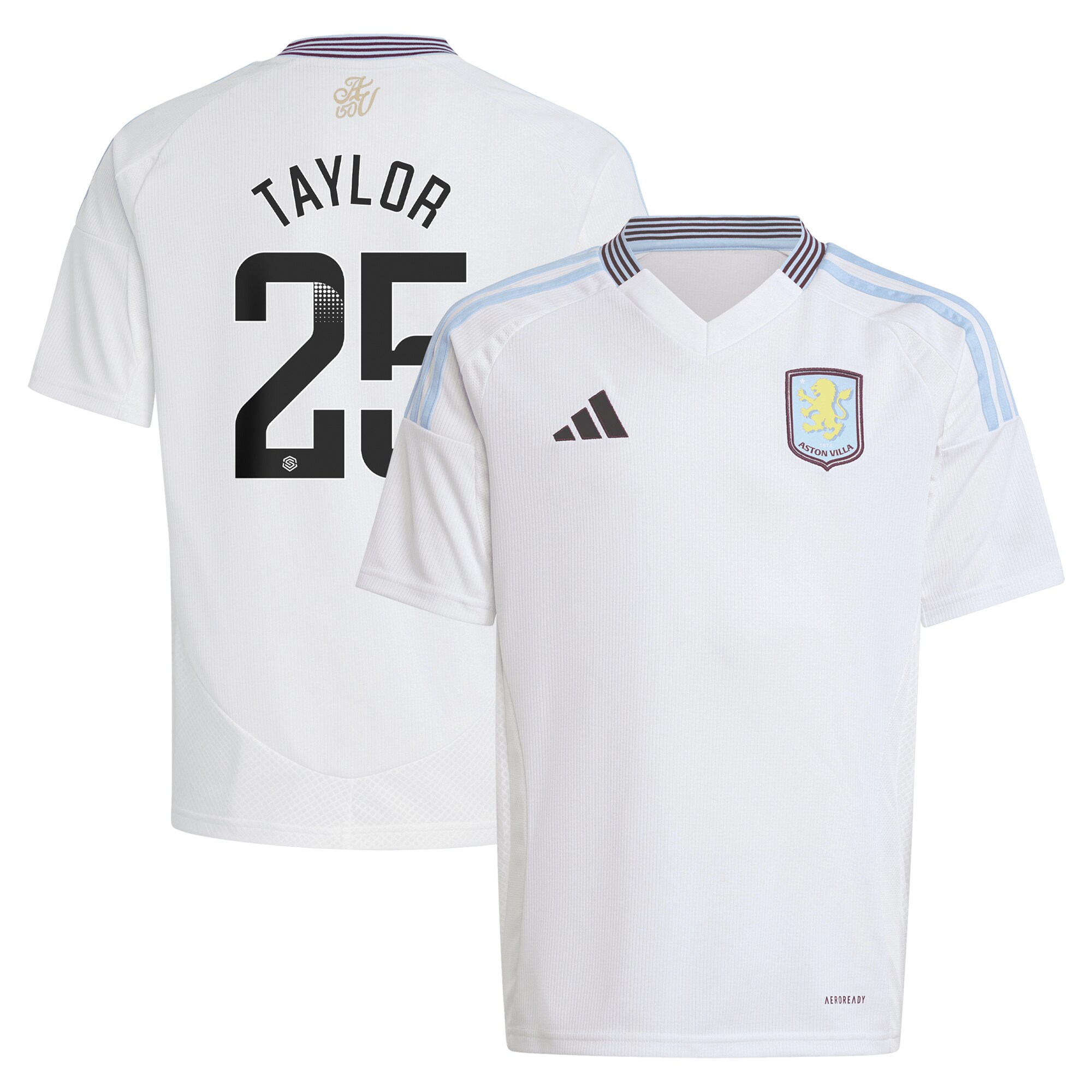 aston villa wsl away shirt 2024-25 – kids with taylor 25 printing Collection – Aston Villa Fan Shop Official Gear Collection - Aston Villa Fan Shop Official Gear