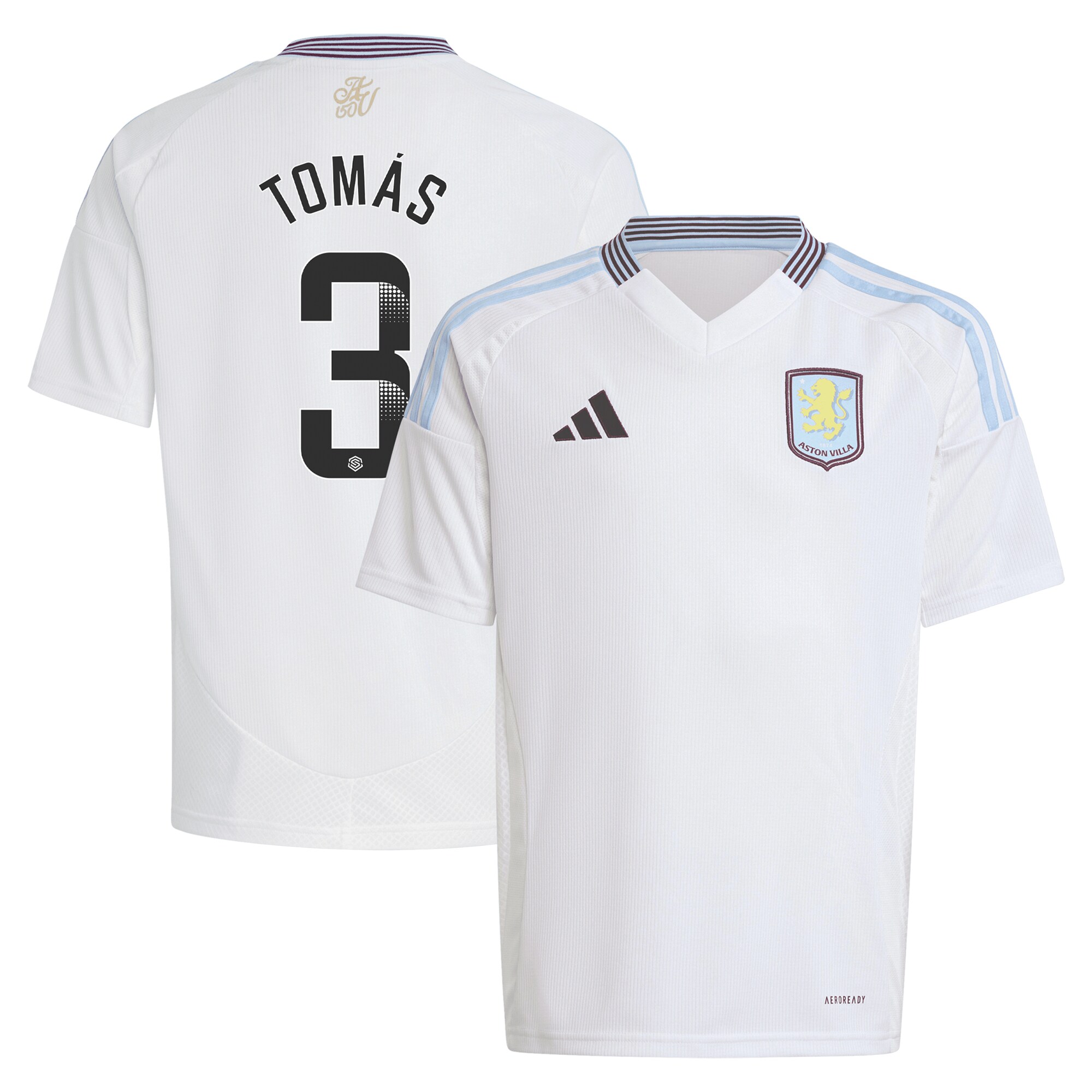 aston villa wsl away shirt 2024-25 – kids with tomás 3 printing Collection – Aston Villa Fan Shop Official Gear Collection - Aston Villa Fan Shop Official Gear