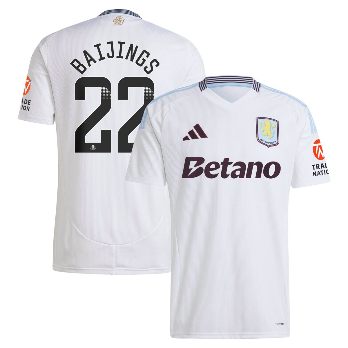 aston villa wsl away shirt 2024-25 with baijings 22 printing Collection – Aston Villa Fan Shop Official Gear Collection - Aston Villa Fan Shop Official Gear