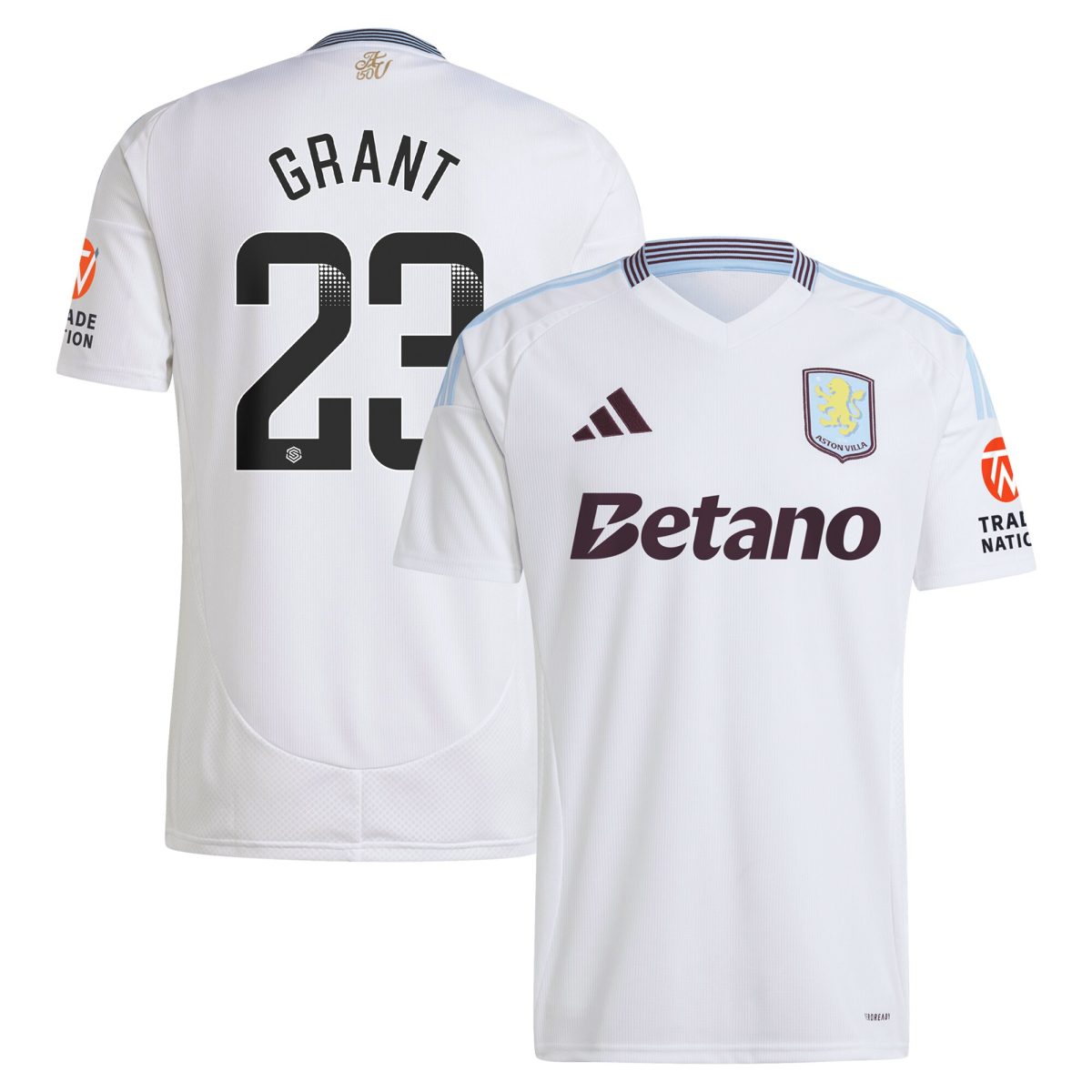 aston villa wsl away shirt 2024-25 with grant 23 printing Collection – Aston Villa Fan Shop Official Gear Collection - Aston Villa Fan Shop Official Gear