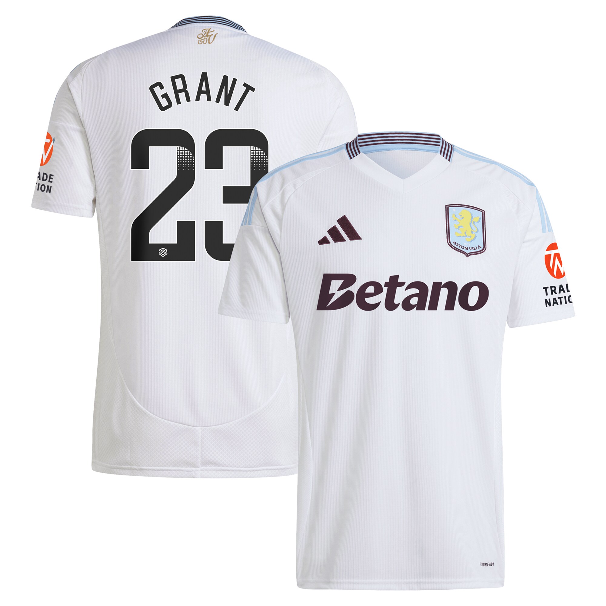 aston villa wsl away shirt 2024-25 with grant 23 printing Collection – Aston Villa Fan Shop Official Gear Collection - Aston Villa Fan Shop Official Gear