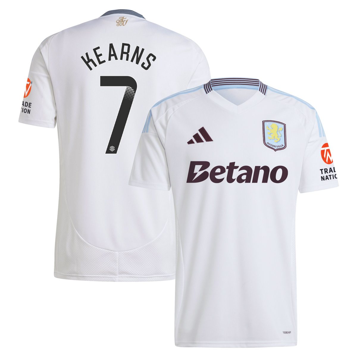 aston villa wsl away shirt 2024-25 with kearns 7 printing Collection – Aston Villa Fan Shop Official Gear Collection - Aston Villa Fan Shop Official Gear