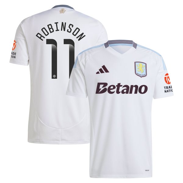 aston villa wsl away shirt 2024-25 with robinson 11 printing Collection – Aston Villa Fan Shop Official Gear Collection - Aston Villa Fan Shop Official Gear