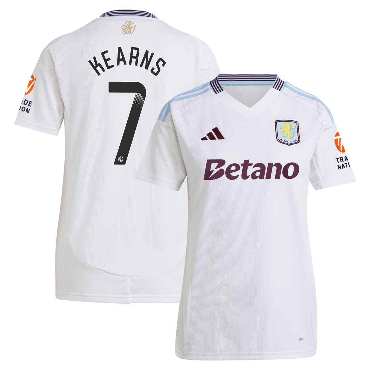 aston villa wsl away shirt 2024-25 – womens with kearns 7 printing Collection – Aston Villa Fan Shop Official Gear Collection - Aston Villa Fan Shop Official Gear