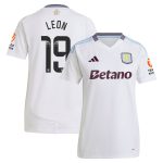 aston villa wsl away shirt 2024-25 – womens with leon 19 printing Collection - Aston Villa Fan Shop Official Gear