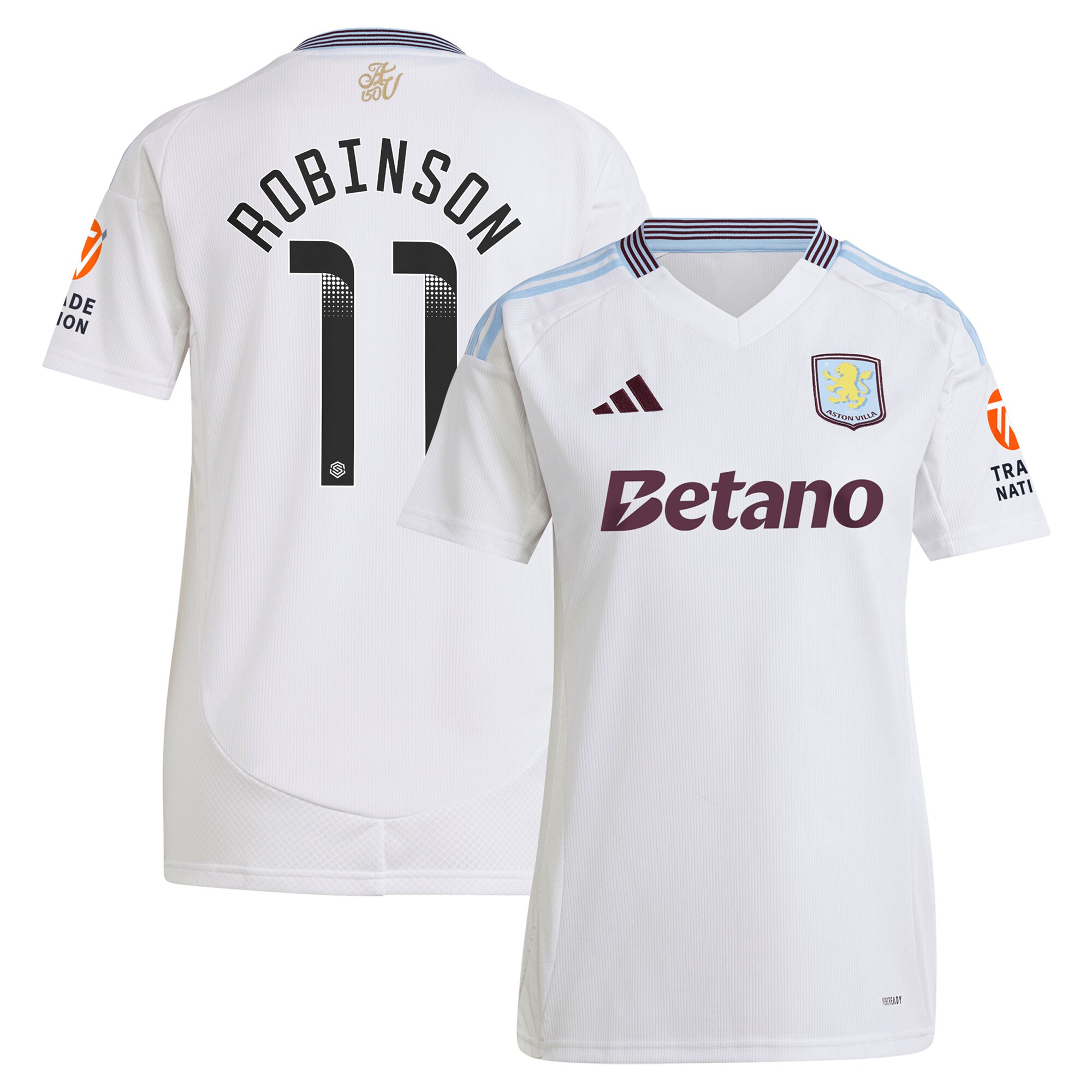 aston villa wsl away shirt 2024-25 – womens with robinson 11 printing Collection – Aston Villa Fan Shop Official Gear Collection - Aston Villa Fan Shop Official Gear