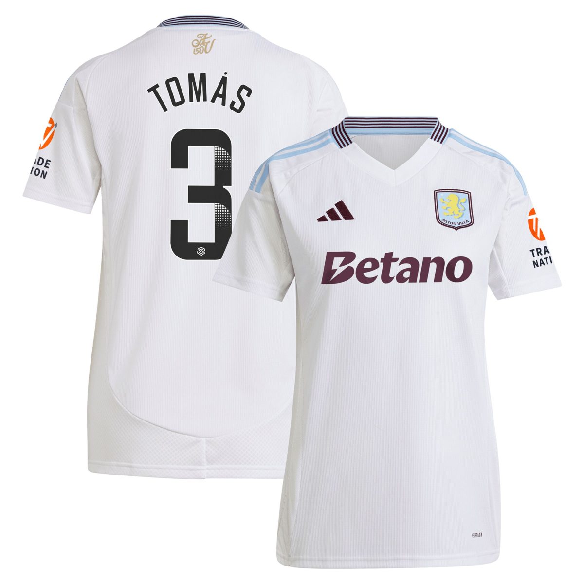 aston villa wsl away shirt 2024-25 – womens with tomás 3 printing Collection – Aston Villa Fan Shop Official Gear Collection - Aston Villa Fan Shop Official Gear